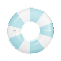 FUNBOY Blue Vintage Stripe Ring Tube Pool Float