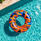 FUNBOY Hot Wheels Kids Checkered Flame Tube Float