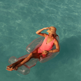 FUNBOY Clear Pink Mesh Chair Water Hammock - 2 Pack