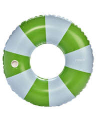 FUNBOY Large Pool Tube Float: Green & Blue Stripes, 48"
