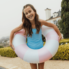 FUNBOY Pool Tubes for Kids: Vintage Kids Tube Float, Pink