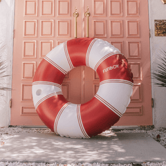 FUNBOY Red Vintage Lux Tube Float