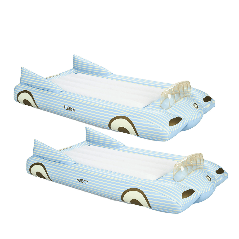 FUNBOY Sleepover Beds - Blue Convertible, 2 Pack