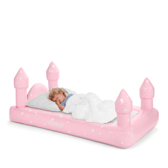 FUNBOY Kids Sleepover Bed - Pink Castle Air Mattress