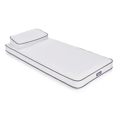 FUNBOY Fabric Classic Mat Lounger Pool Float - Classic White