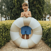 FUNBOY Pool Tubes for Kids: Vintage Kids Tube Float, Tan