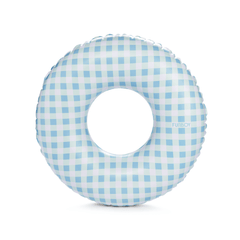 FUNBOY Blue Gingham Kids Tube Float