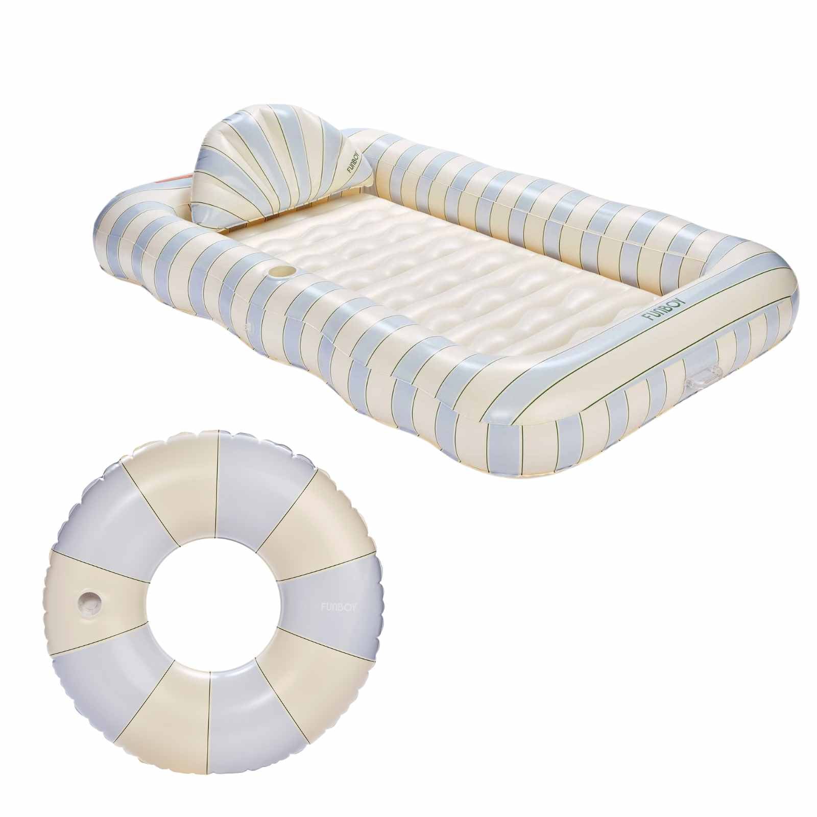 FUNBOY Blue + Green Tanning Bundle. Tanning Lounger + Tube