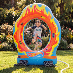 FUNBOY Ring of Fire Outdoor Sprinkler Water Sprinkler for Kids - Hot Wheels