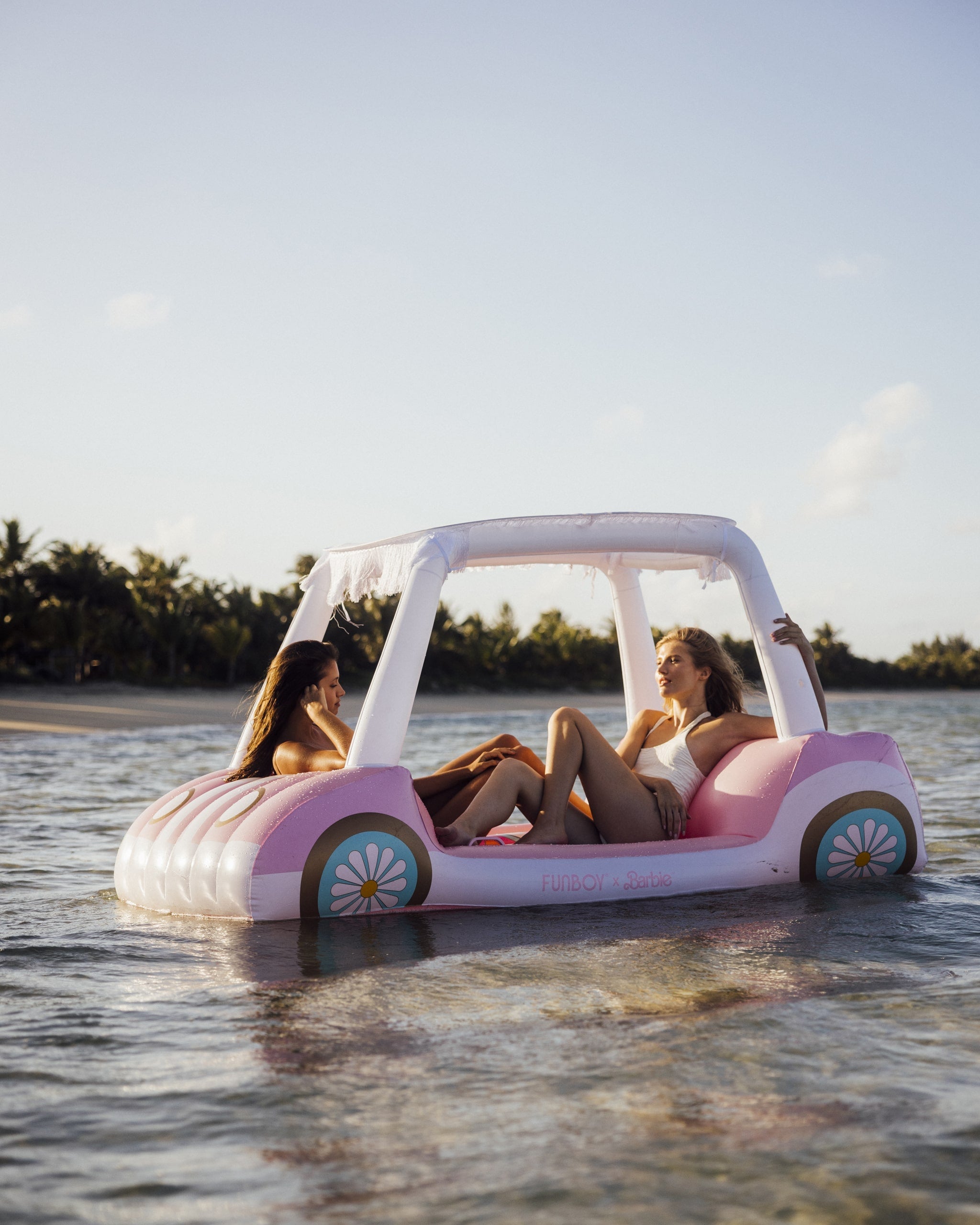 FUNBOY Malibu Barbie™ Golf Cart Pool Float with Shade