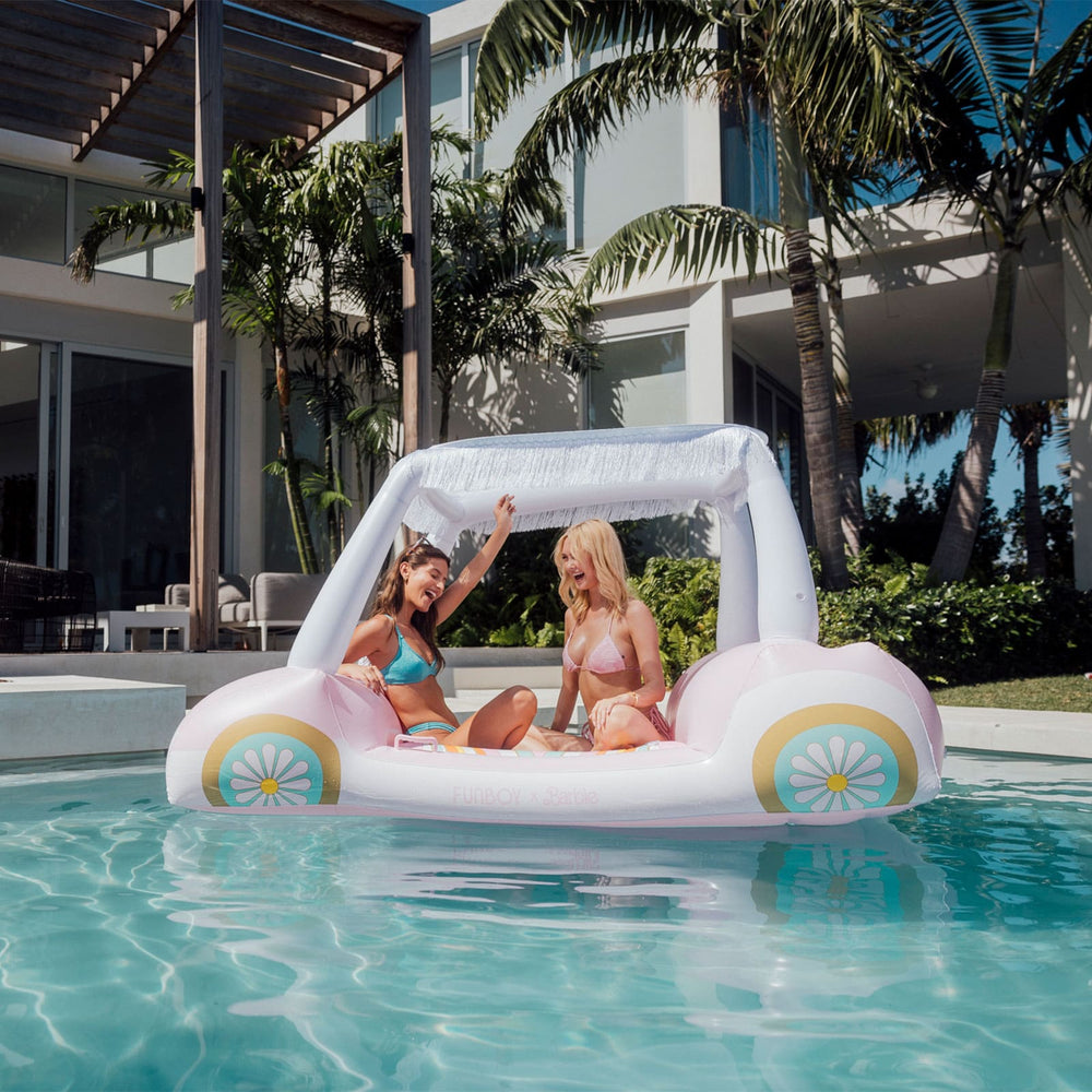 FUNBOY Malibu Barbie™ Golf Cart Pool Float with Shade