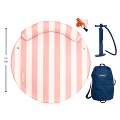 FUNBOY Inflatable Dock & Floating Island - Pink