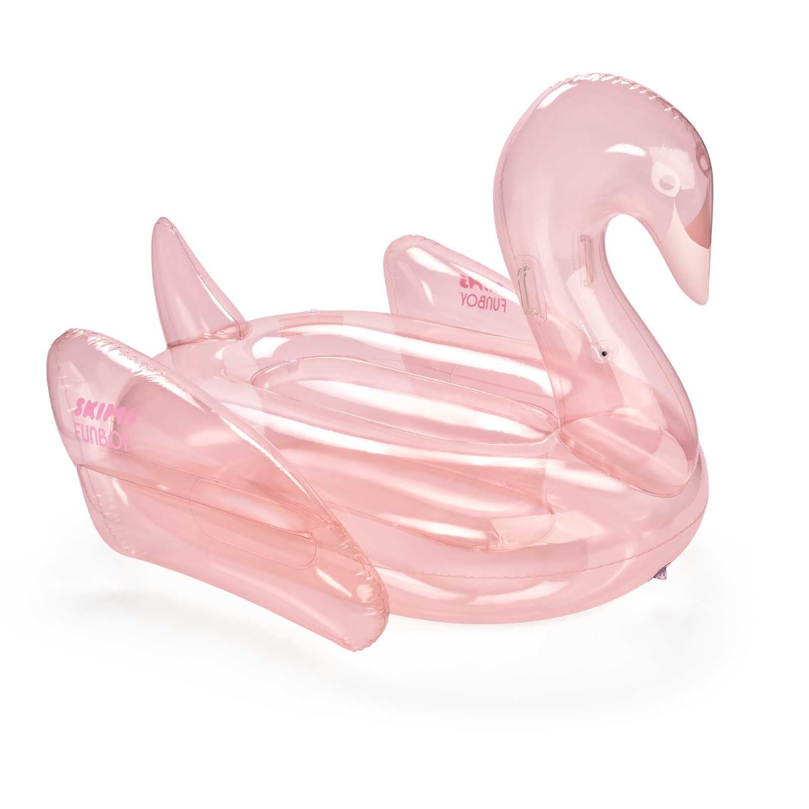 FUNBOY SKIMS x FUNBOY Cherry Blossom Clear Swan Pool Float