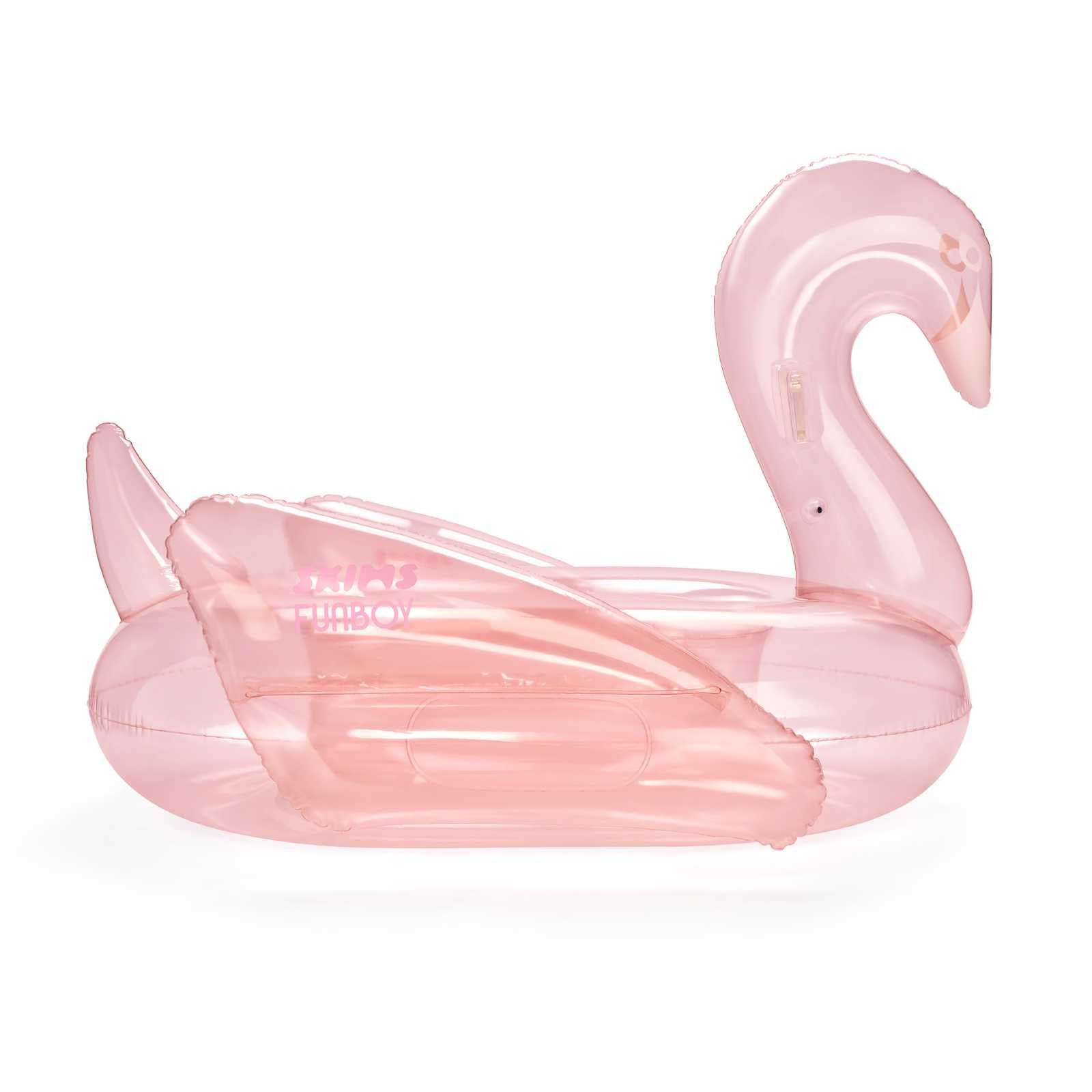 FUNBOY SKIMS x FUNBOY Cherry Blossom Clear Swan Pool Float