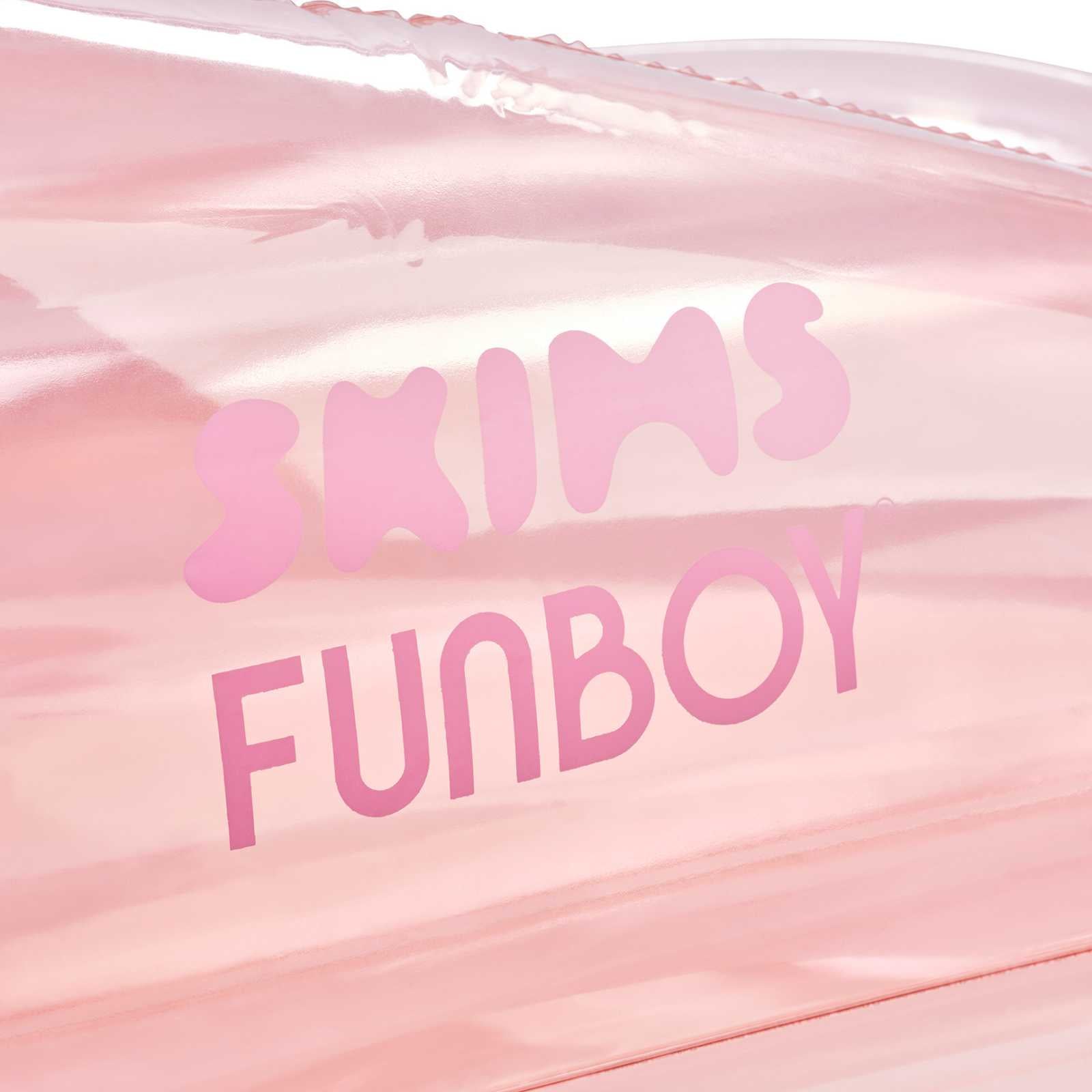 FUNBOY SKIMS x FUNBOY Cherry Blossom Clear Swan Pool Float