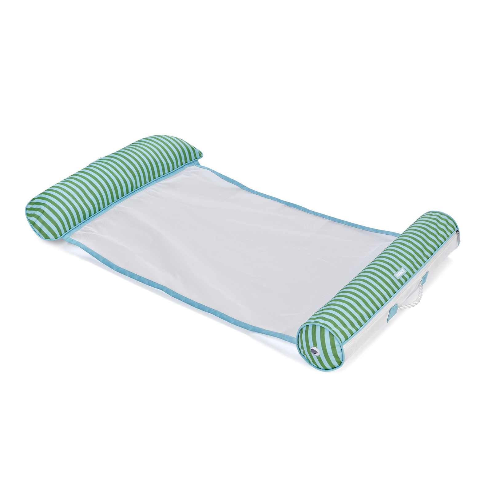 FUNBOY Fabric Pool Hammock, Green & Blue