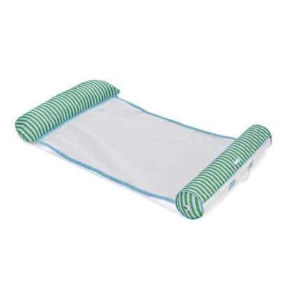 FUNBOY Fabric Pool Hammock, Green & Blue