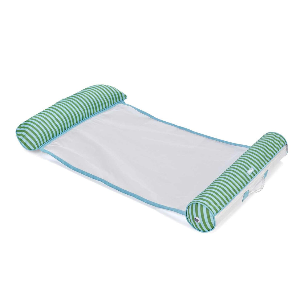 FUNBOY Fabric Pool Hammock, Green & Blue