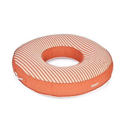 FUNBOY Fabric Covered Tube Float - Orange Stripe