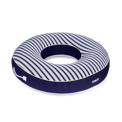 FUNBOY Fabric Covered Tube Float - Green Stripe
