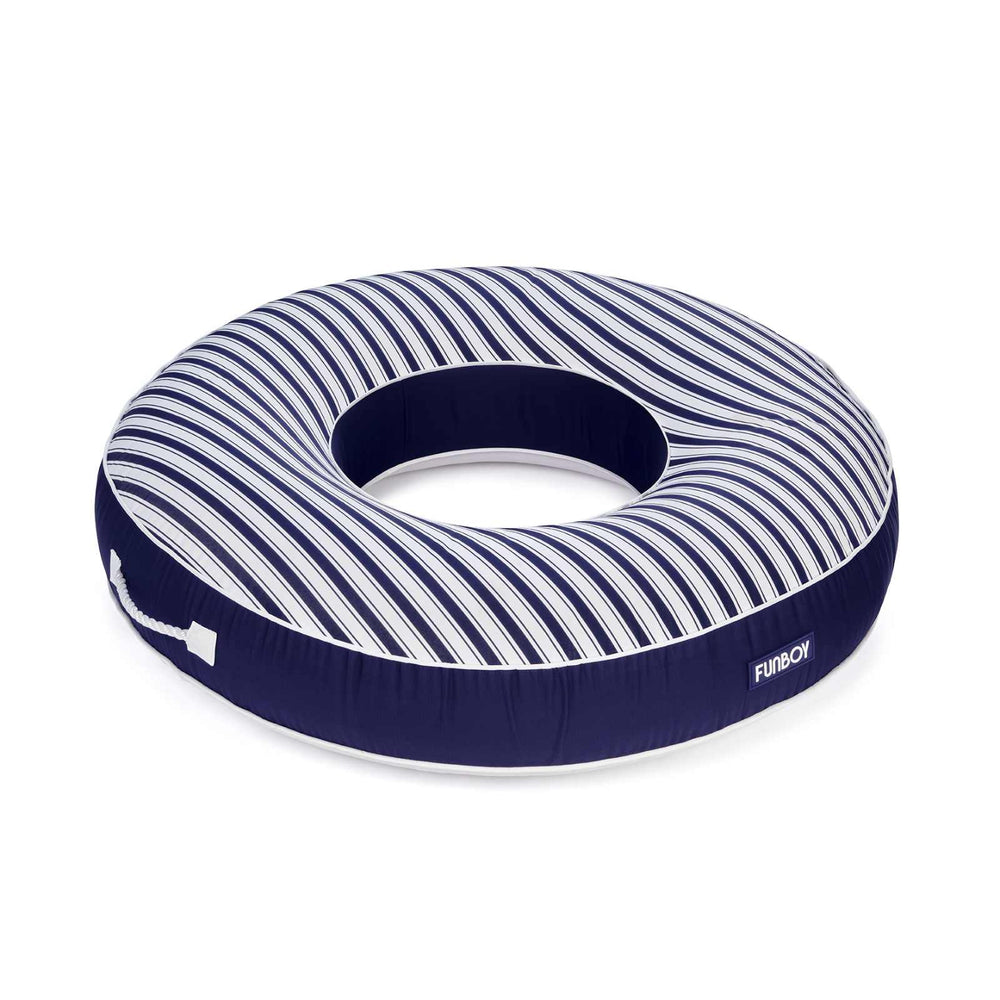 FUNBOY Fabric Covered Tube Float - Green Stripe