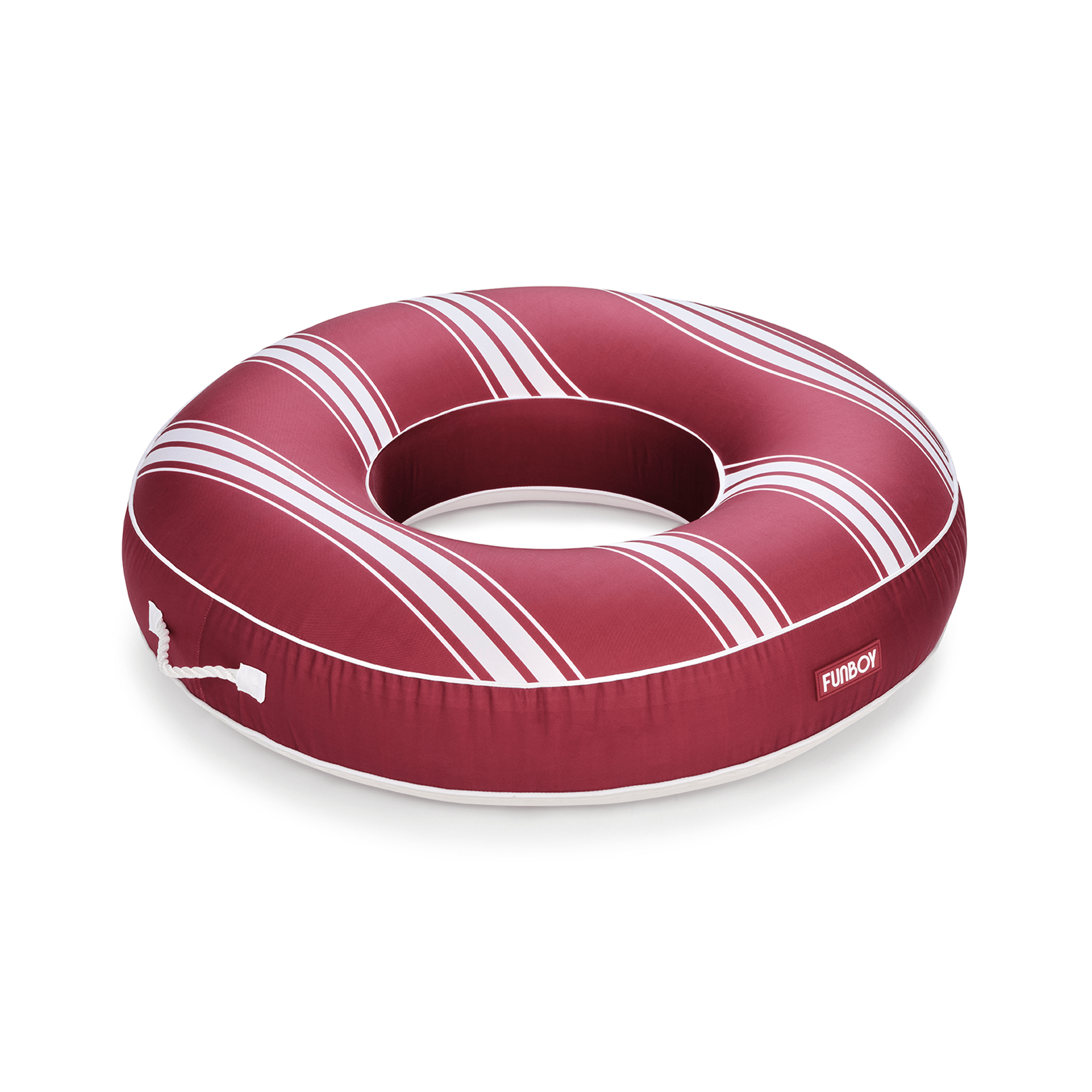 FUNBOY Fabric Covered Tube Float - Red Stripe