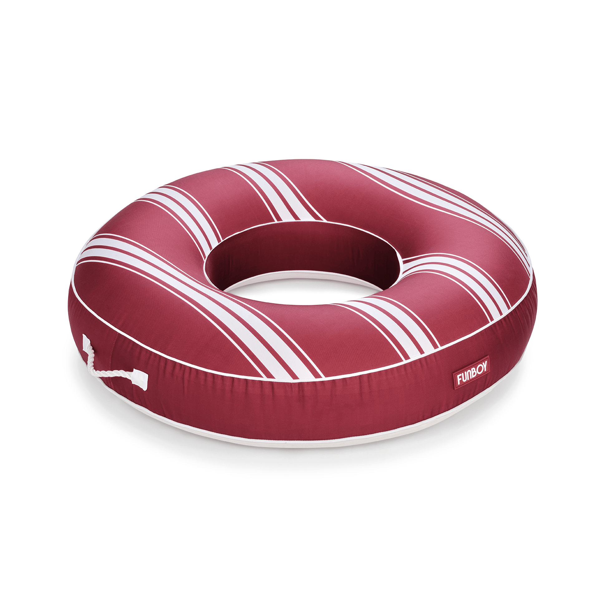 FUNBOY Fabric Covered Tube Float - Red Stripe