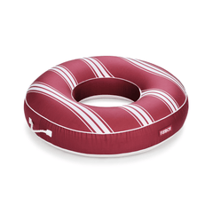 FUNBOY Fabric Covered Tube Float - Red Stripe