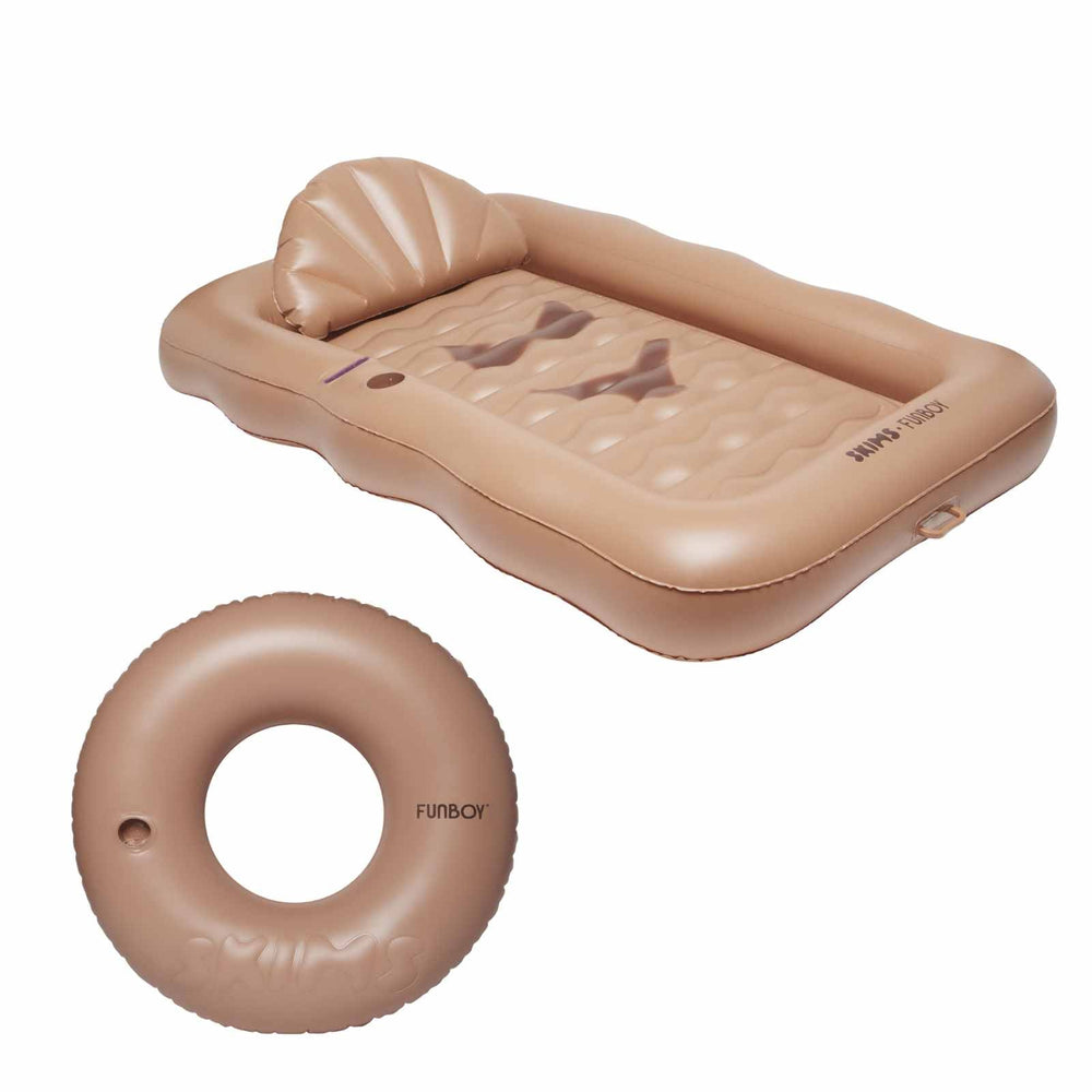 FUNBOY FUNBOY x SKIMS Tanning Bundle; Sienna Tanning Pool Lounger + Tube