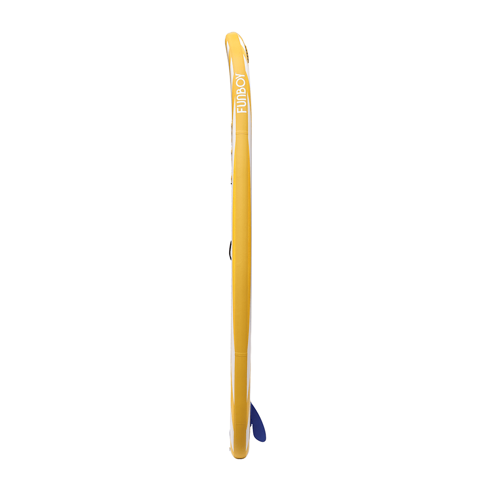 FUNBOY 11"6' Inflatable Stand Up Paddle Board - Yellow & White Cabana Stripe