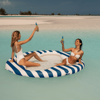 FUNBOY Floating Pool Hammock: Clover Leisure Island, Blue