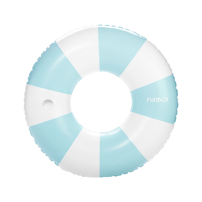 FUNBOY Blue Vintage Stripe Ring Tube Pool Float