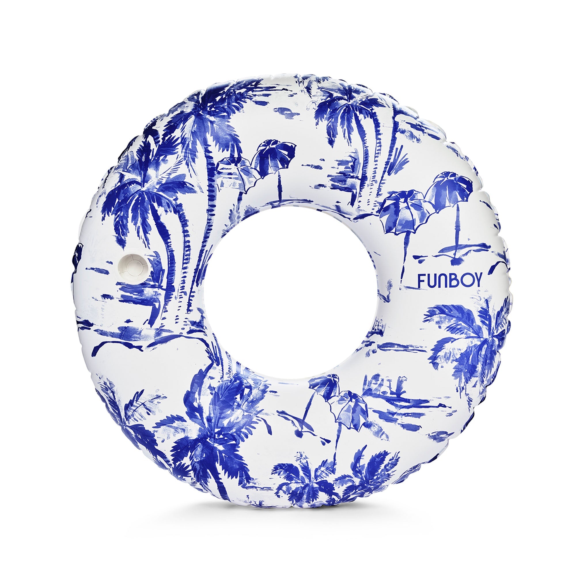 FUNBOY Blue Toile Tube Float