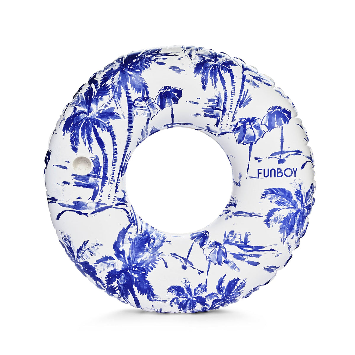 FUNBOY Blue Toile Tube Float