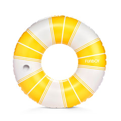 FUNBOY Yellow Vintage Lux Tube Float