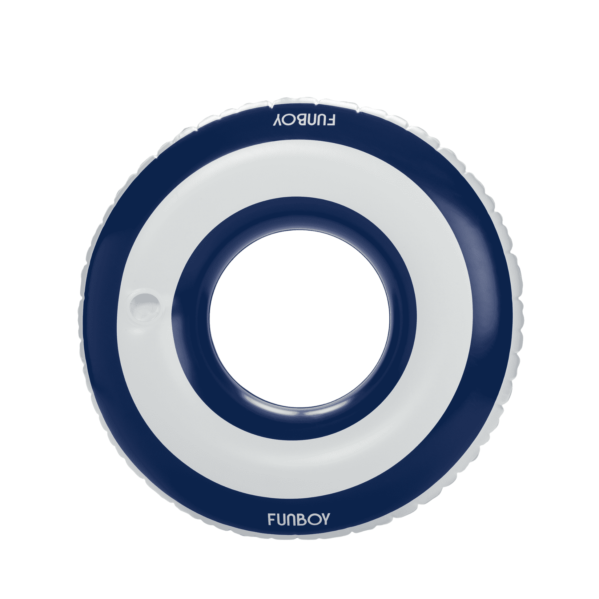 FUNBOY Pool Tube Float: Navy Blue & White, Striped