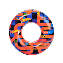 FUNBOY Hot Wheels Kids Checkered Flame Tube Float