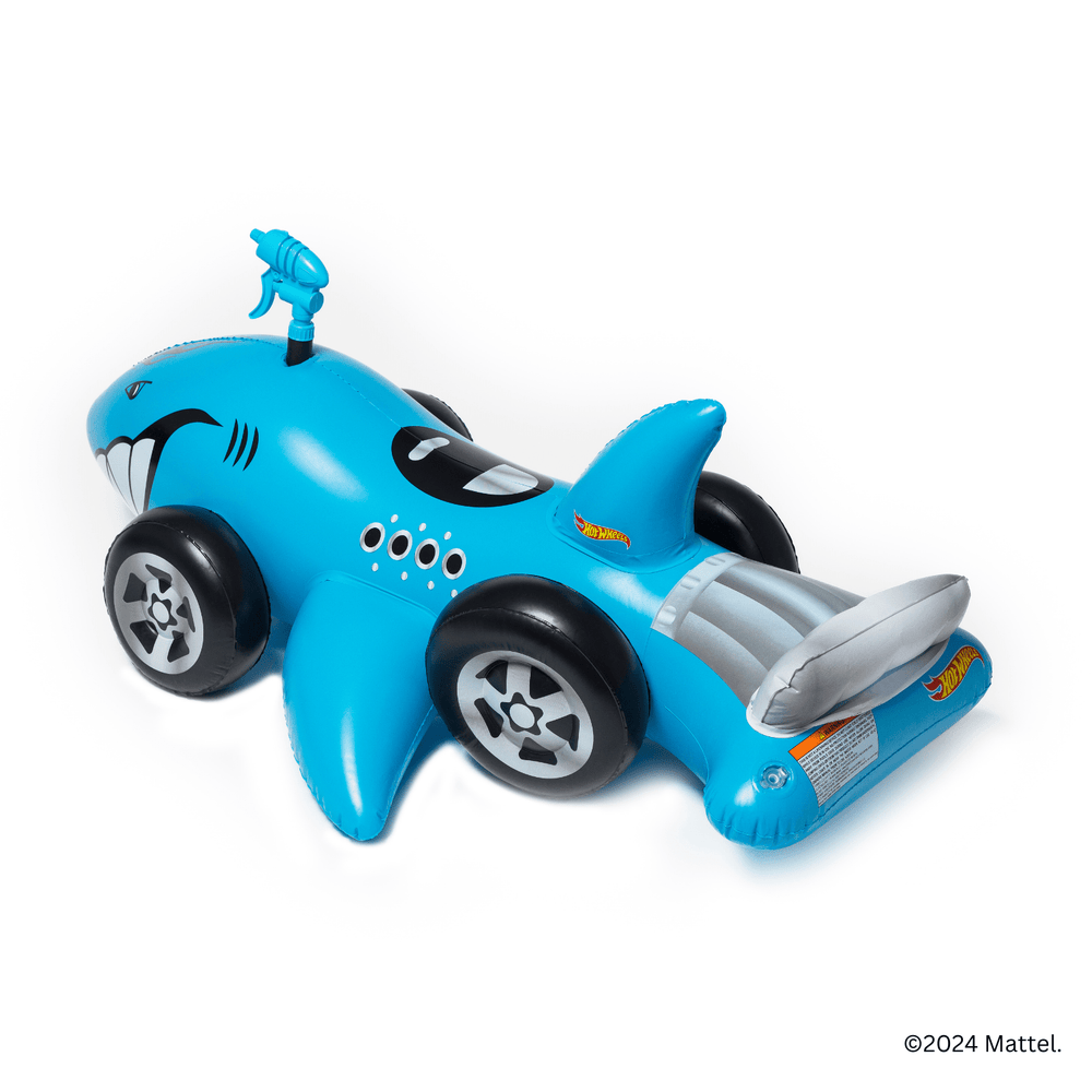 FUNBOY Hot Wheels Kids Sharkruiser Float w/ Water Squirter