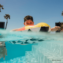 FUNBOY Hot Wheels Checkered Flame Surfboard Pool Float