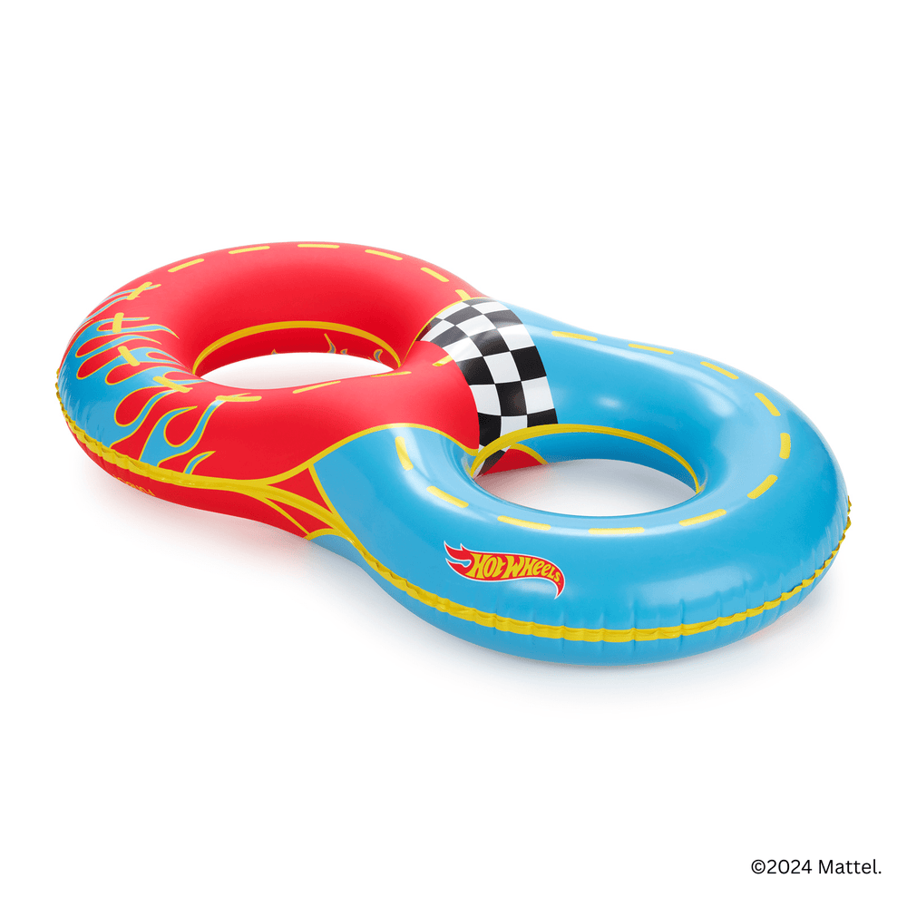 FUNBOY Hot Wheels Kids Racetrack Double Tube Float