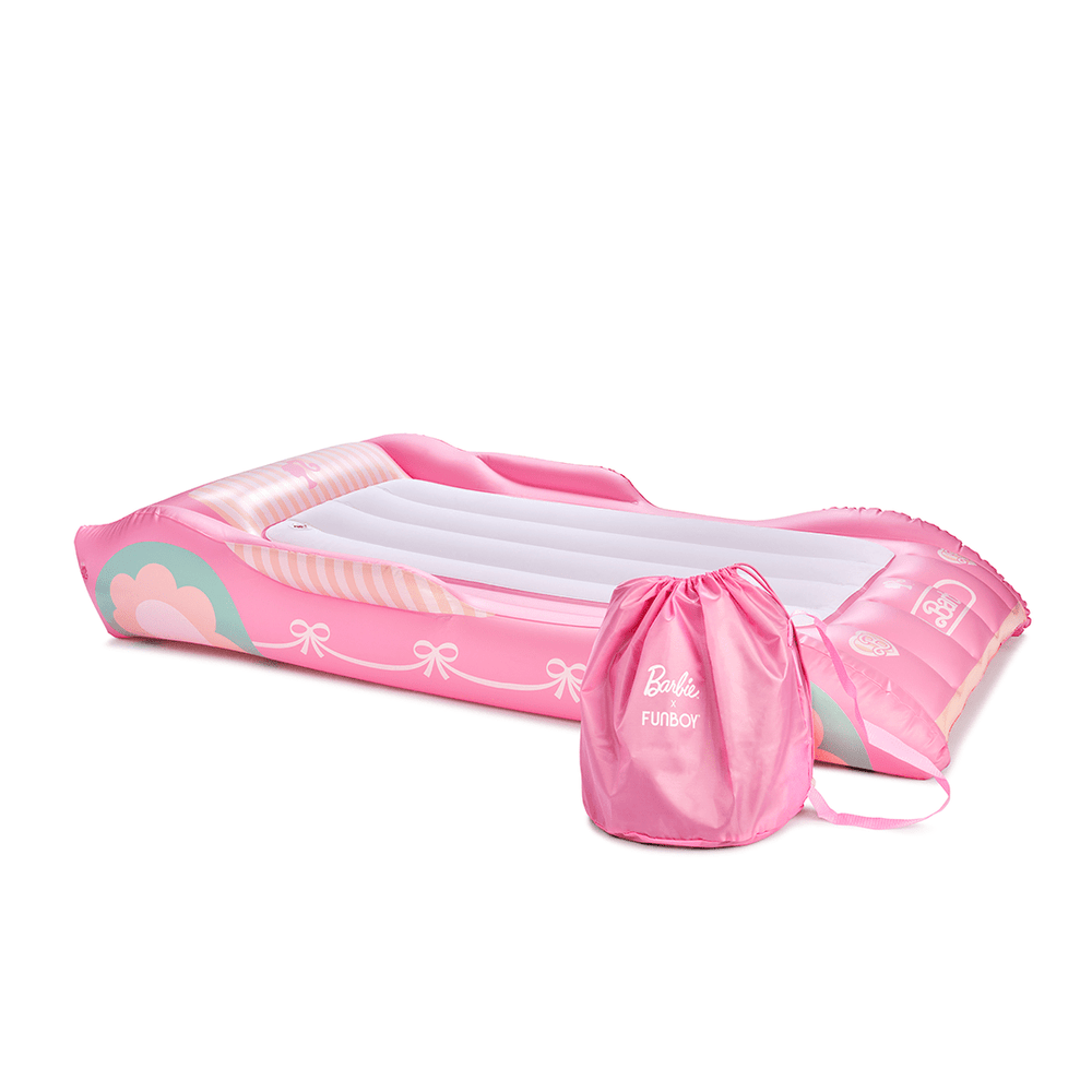 FUNBOY Barbie Bed: Inflatable Kid's Sleepover Bed