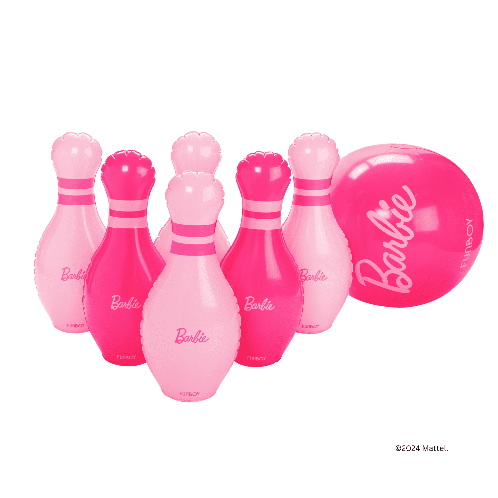 FUNBOY FUNBOY X Barbie™ Inflatable Backyard Bowling Set