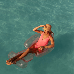 FUNBOY Clear Pink Mesh Chair Water Hammock - 2 Pack