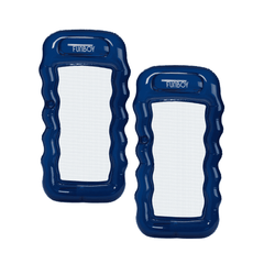 FUNBOY Mesh Pool Float Lounger, Navy Blue - 2 Pack