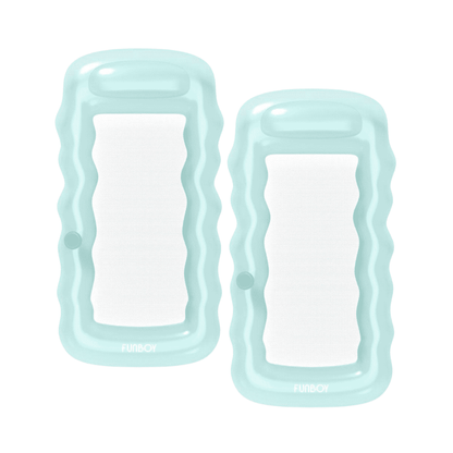 FUNBOY Clear Mint Mesh Lounger Float - 2 Pack