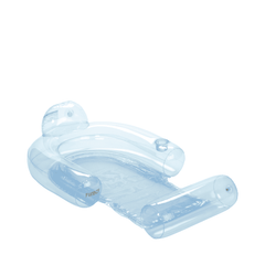 FUNBOY Pool Float Lounger: Clear Blue Mesh Chair Float
