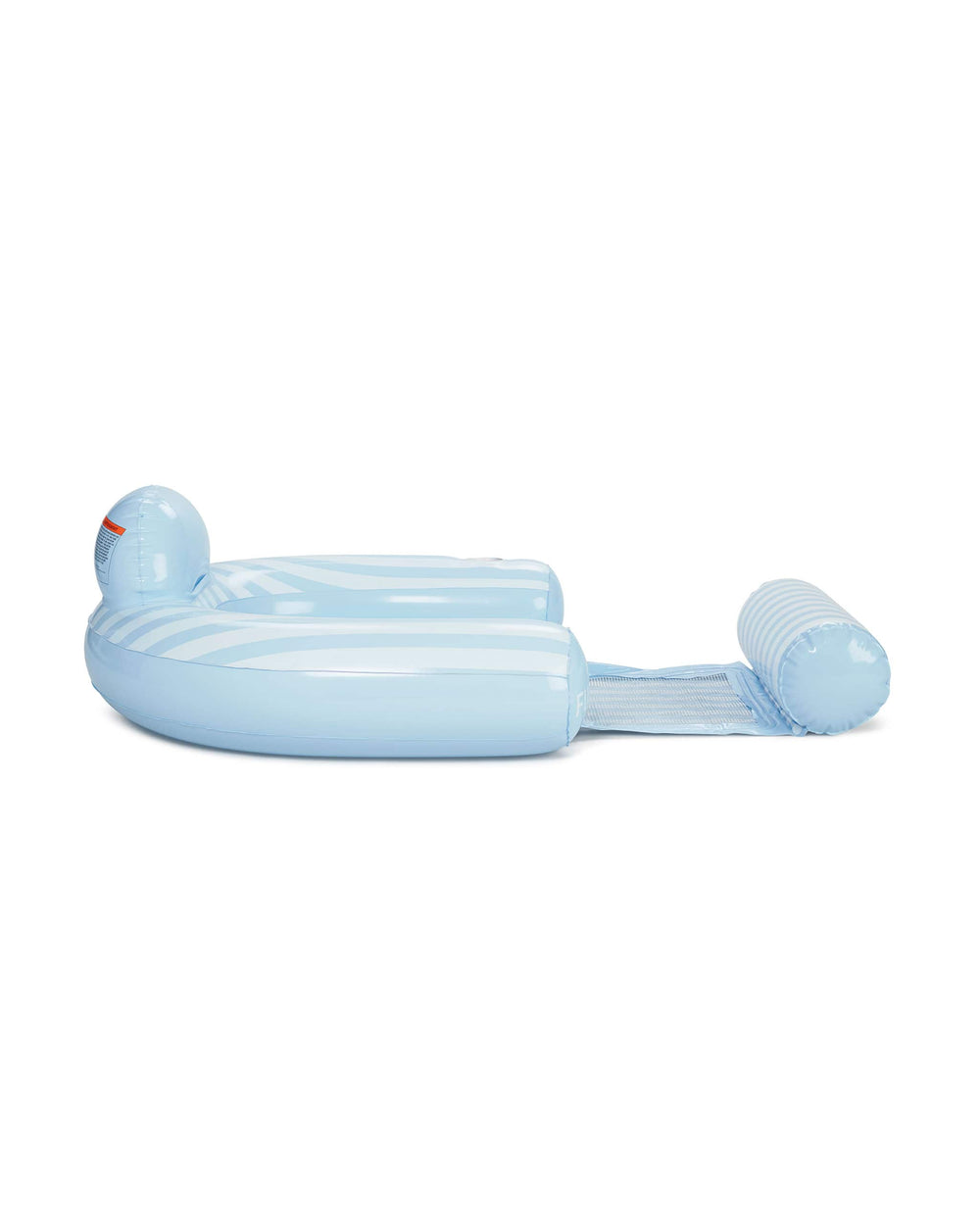 FUNBOY Blue & White Stripe Coastal Mesh Chair Pool Float