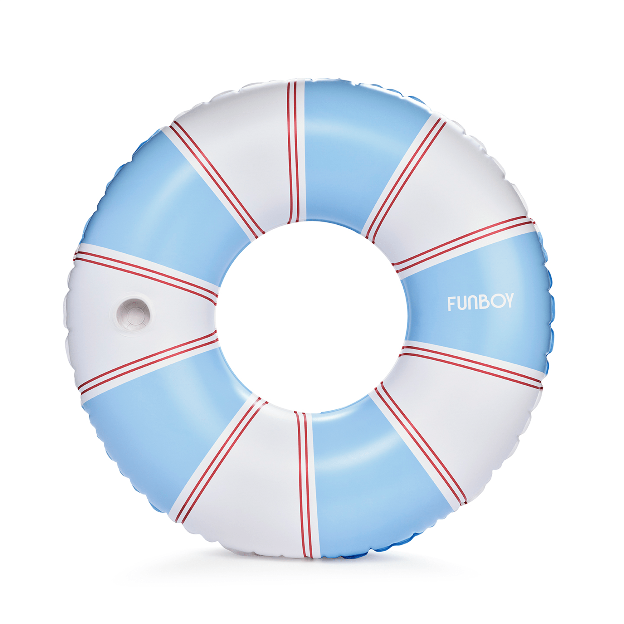 FUNBOY Red & Blue Striped Vintage Lux Tube Float