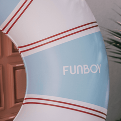 FUNBOY Red & Blue Striped Vintage Lux Tube Float