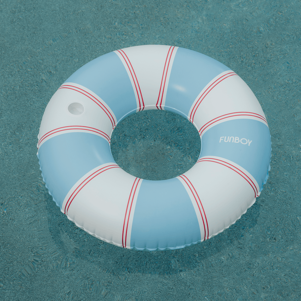FUNBOY Red & Blue Striped Vintage Lux Tube Float
